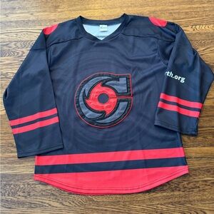 CINCINNATI CYCLONES (Donor)
#23 HOCKEY Black and Red
Hockey Jersey